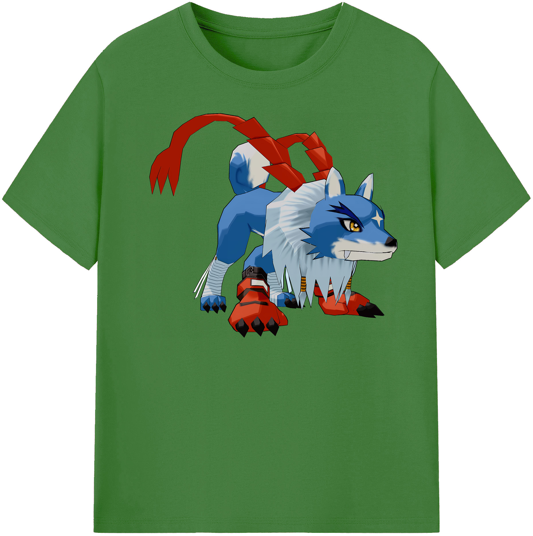 （画像用） Digimon デジタルモンスター/デジモン レディースカジュアルプリントTシャツ（綿100％）